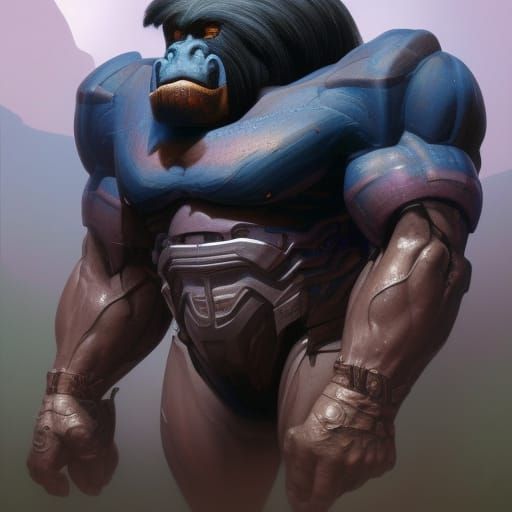 Optimus Primal Portrait in Artgerm Style