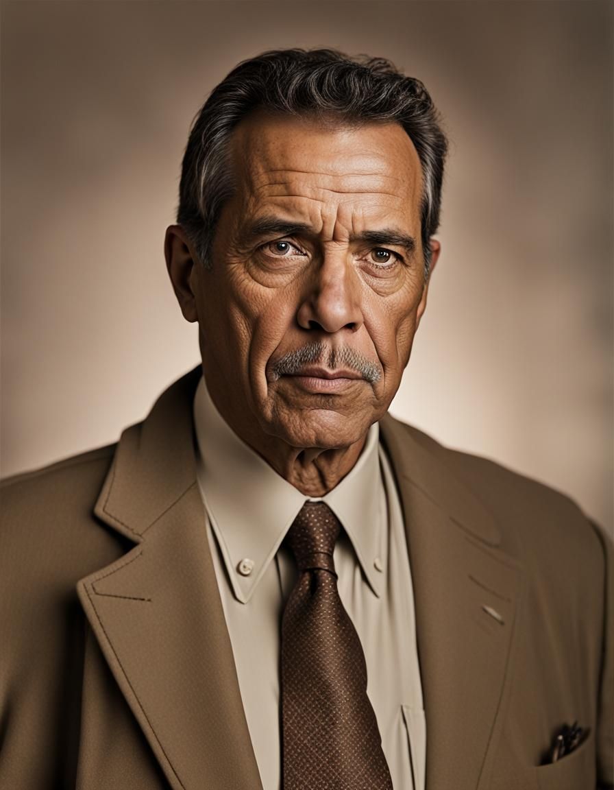 New York Homicide Detective Portrait in Studio Lighting