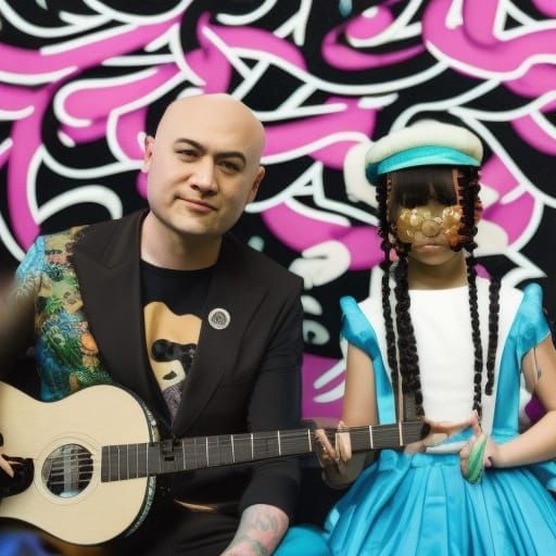Indie Musician and Daughter Create EDM Album as Ukiyo-e