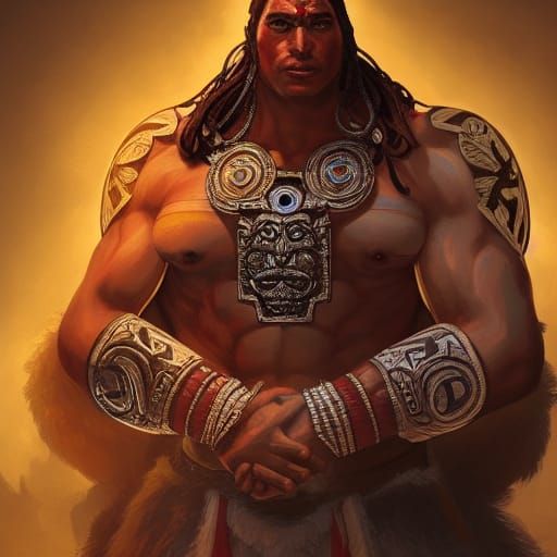 Aztec God Tekken Character Portrait in Unreal Engine 5