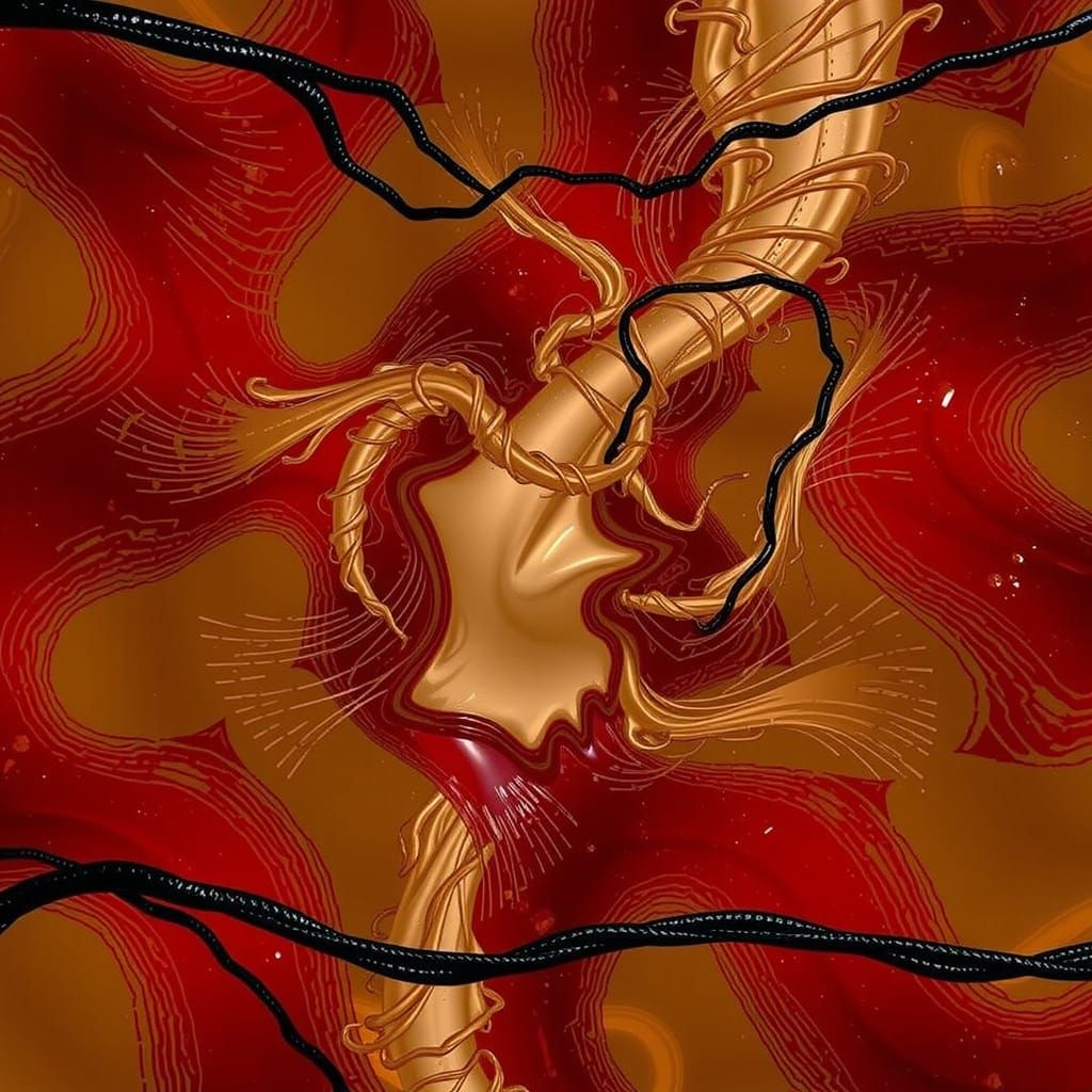 Dynamic Swirling Vortex of Motion