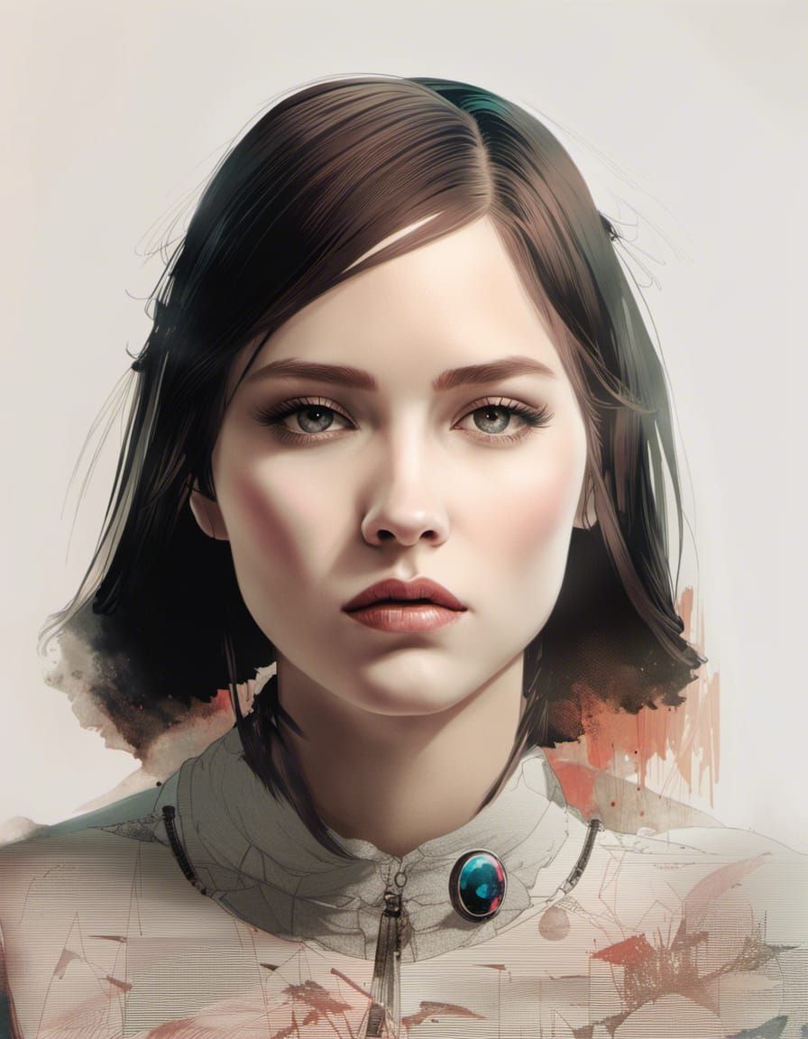 Beautiful rebel girl