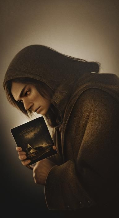 Dramatic Close-Up of Card in Cinematic Style