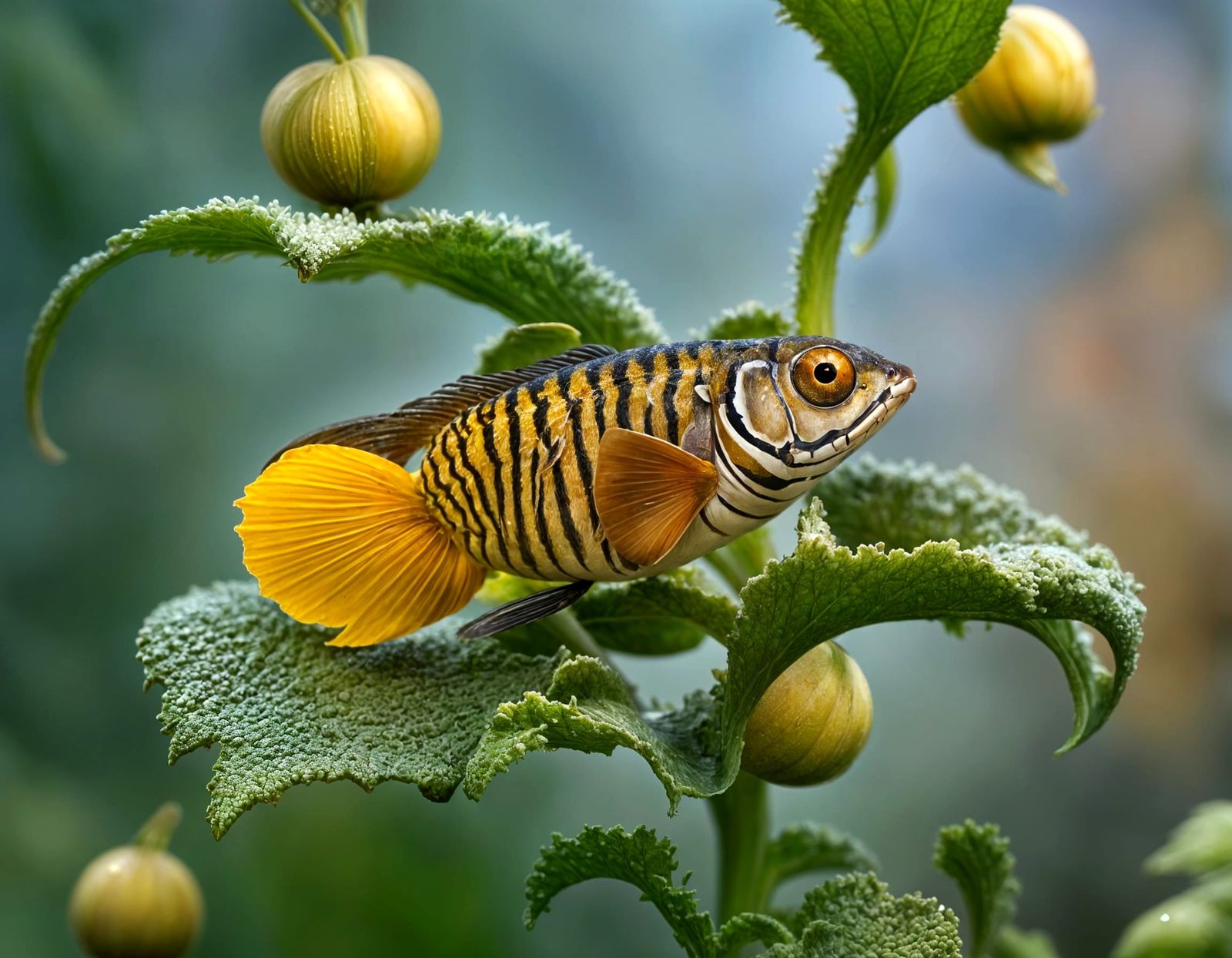 Ethereal Fractal Creature in Dreamy Soft Light