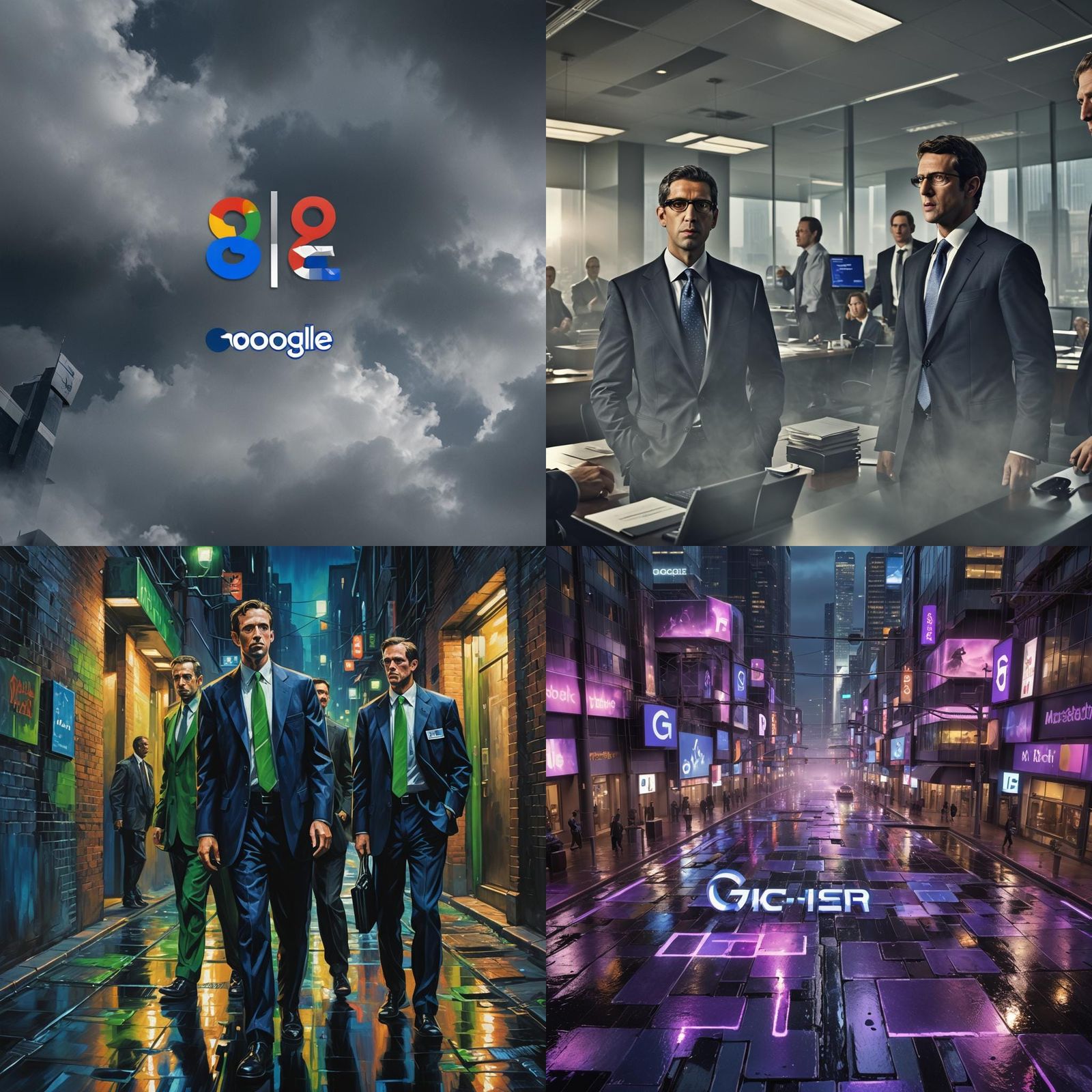 Google & Facebook vs Microsoft: Hyperrealistic Showdown