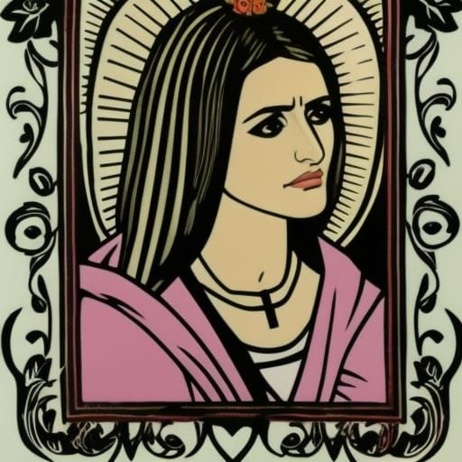 Penelope Cruz as Our Lady of Guadalupe