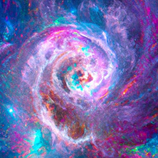 Fantasy Dreamscape in a Glass Cup