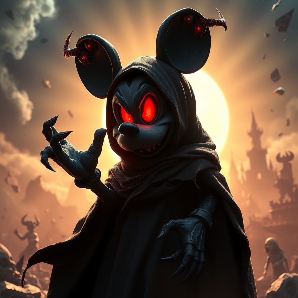 Dark Mickey Mouse, Eternal Manipulation, and Twisted Disney