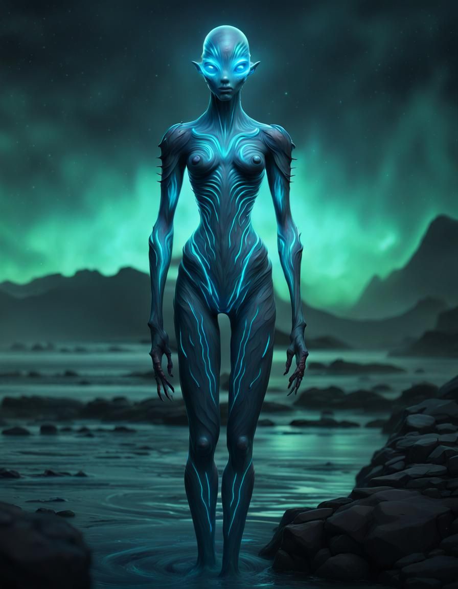 Bioluminescent Alien