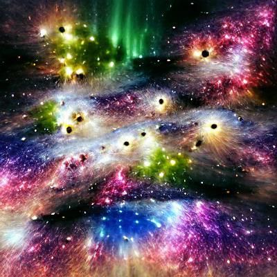 Cosmic Stars in Spacecore Aesthetic