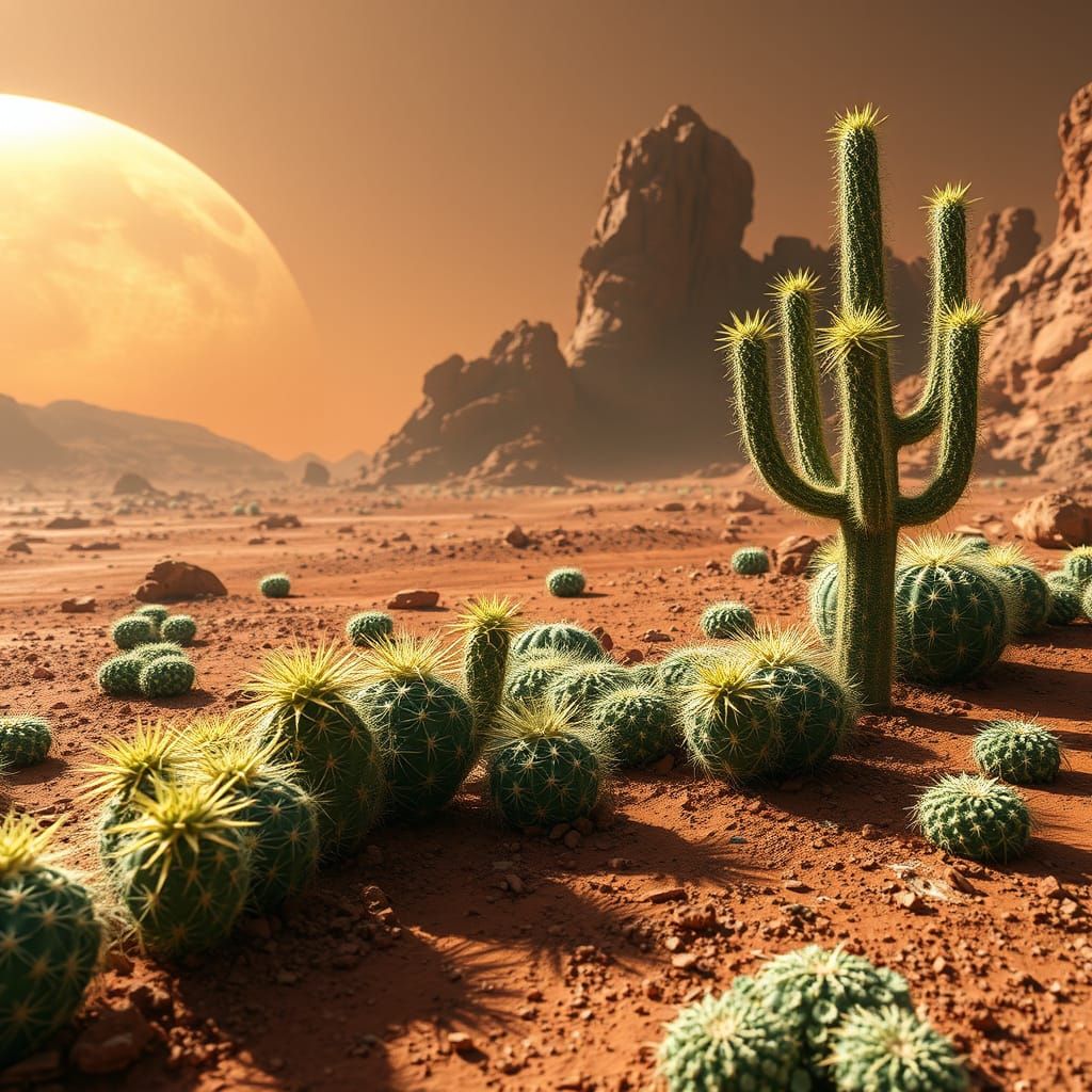 Terraforming Mars With Genetically Modified Cacti