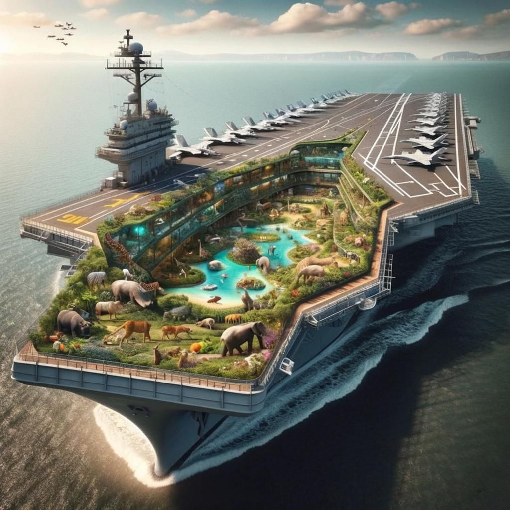 Aircraft Carrier Theme Park: A Novel Recreation Scene