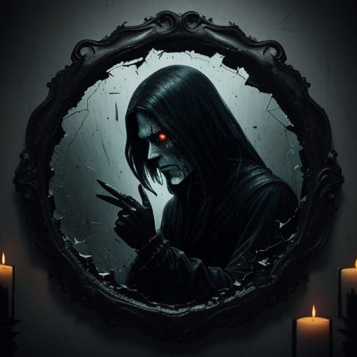 Shattered Reflections: Unsettling Portal to the Unknown