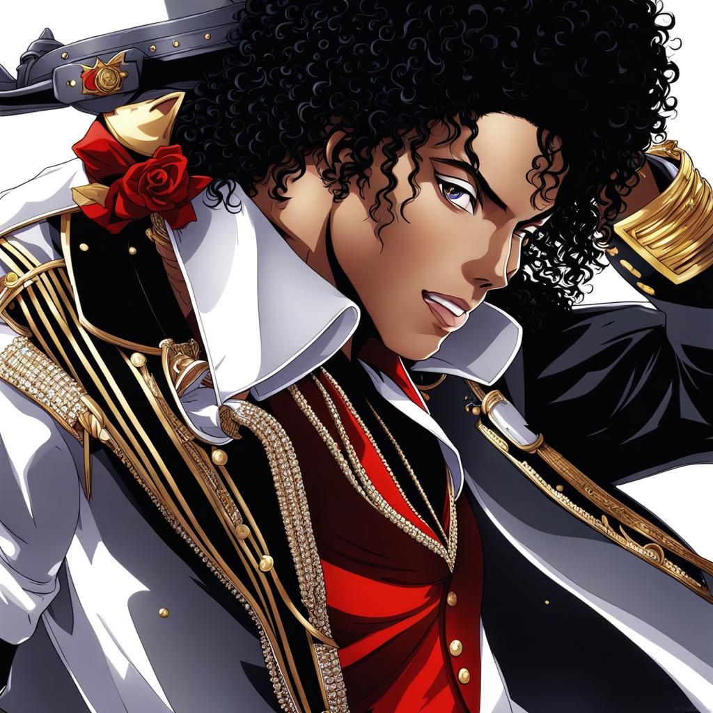 Michael Jackson in Anime Style