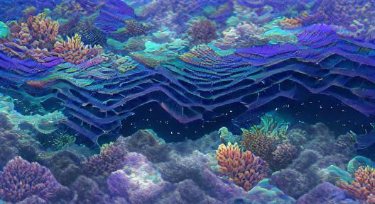 Vibrant Ocean Floor Ecosystem