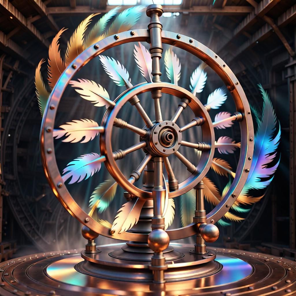 Metal spinning wheel