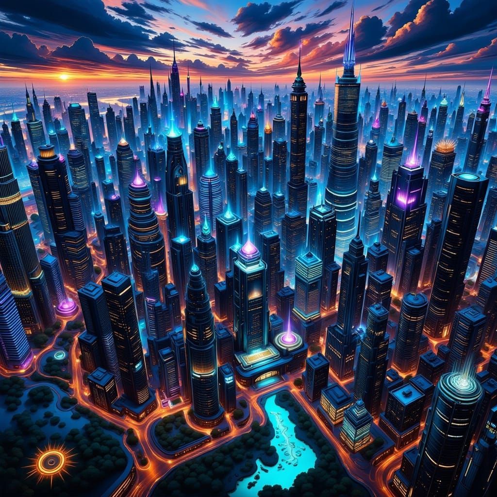American city, 2065