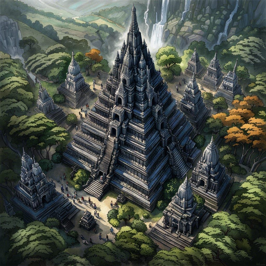 The Old and Lost Temple of Prambanan