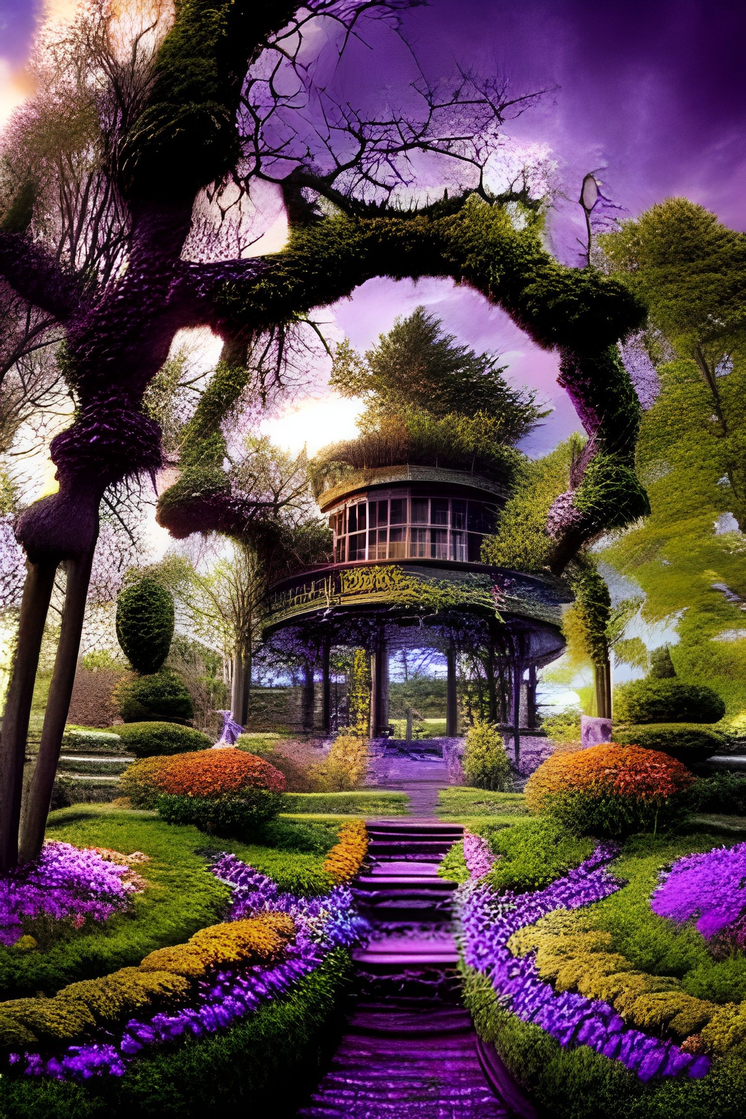 Mysterious Ominous Secret Garden Masterpiece