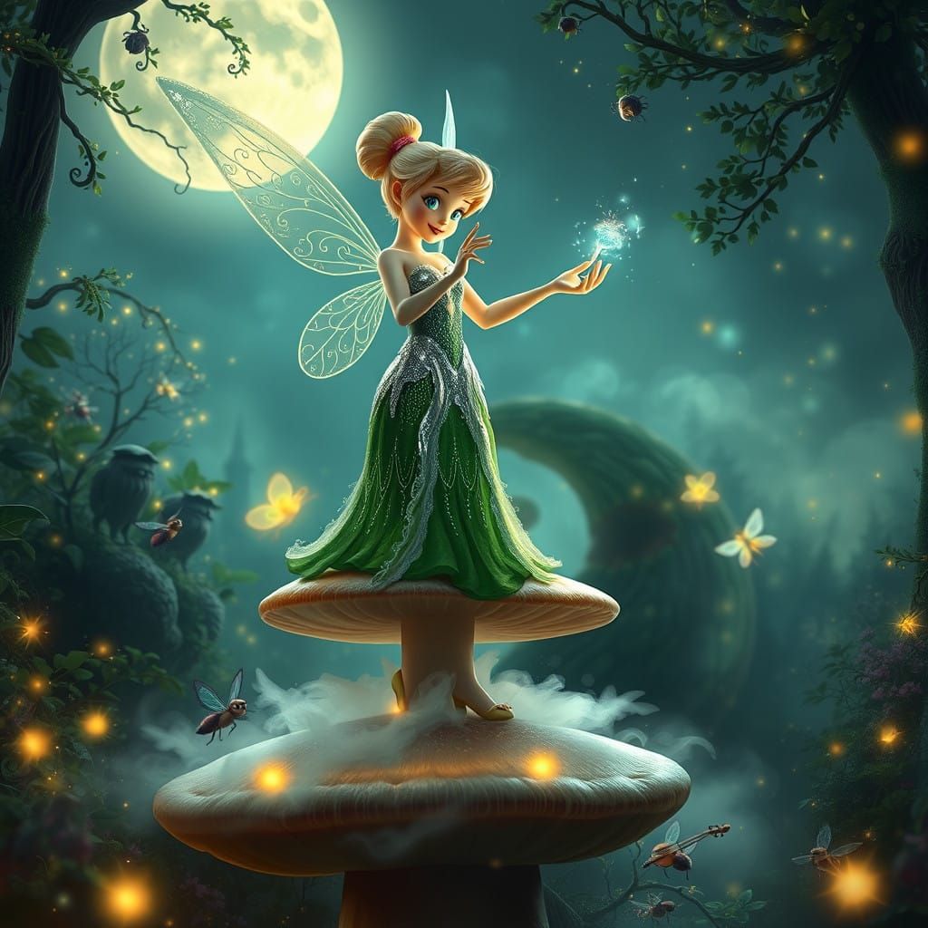 Whimsical Forest Orchestra Conducted by Enchanted Tinker Bel...