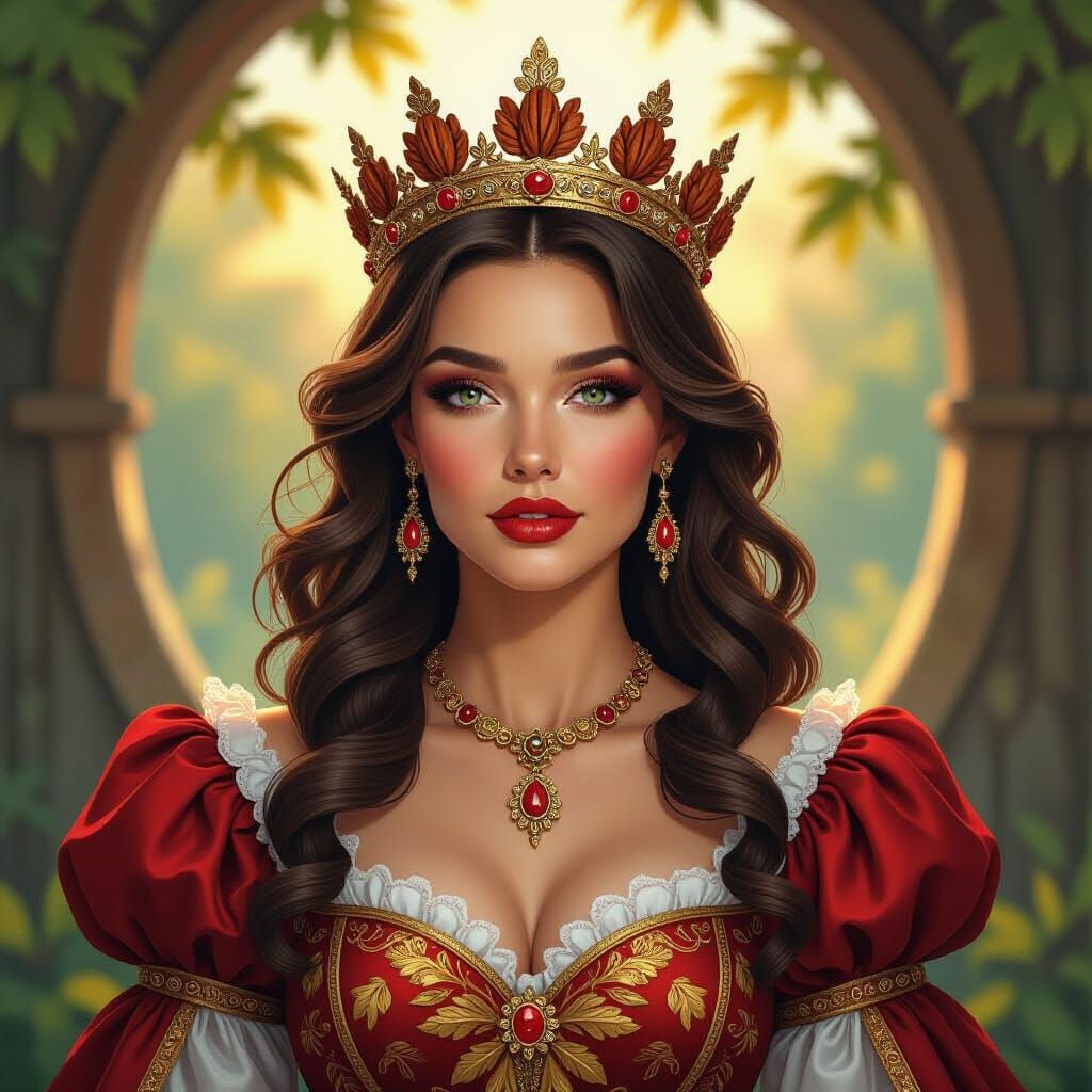 Queen of Pecan Trees Portrait in New Mexico