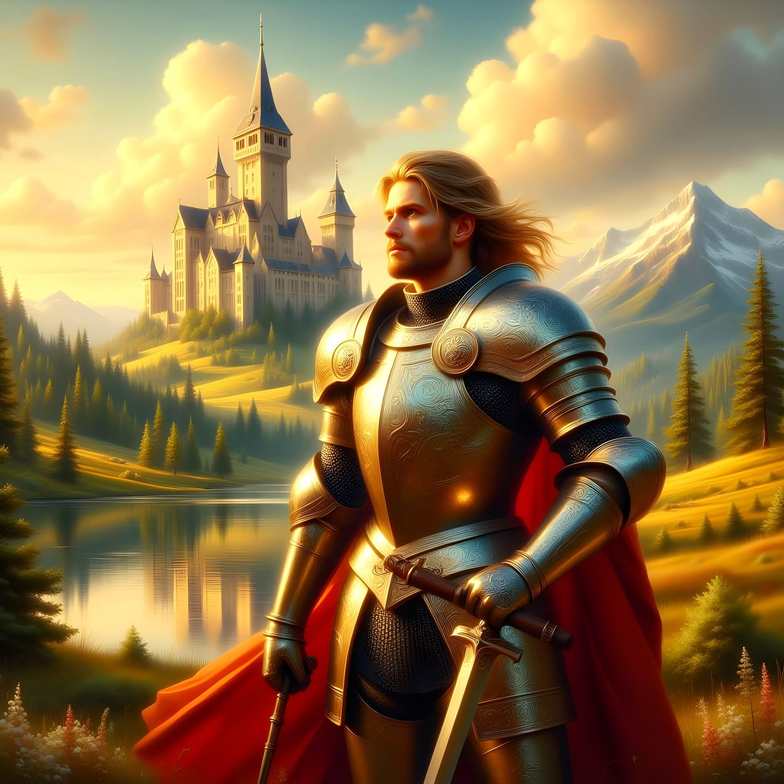 A Chivalrous Hero Emerges in Golden Hour