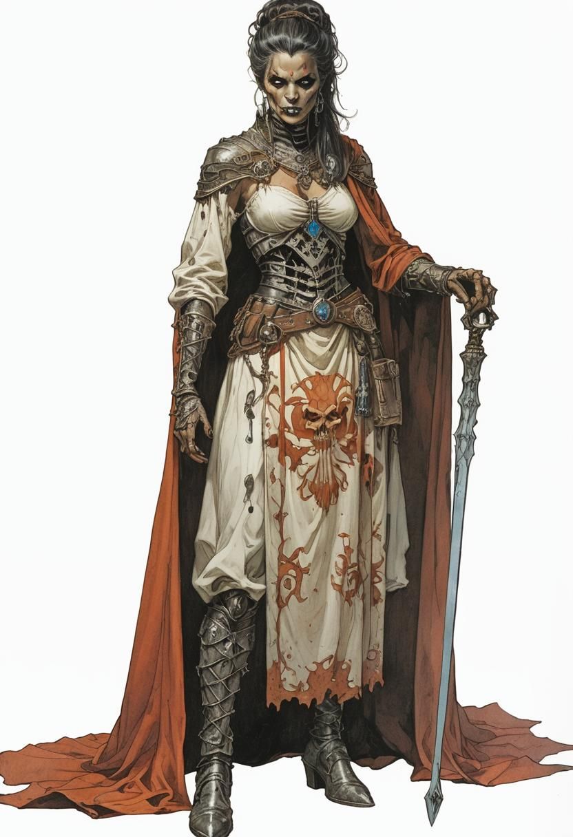 Surreal Female Ghoul Reveals Dark Magic