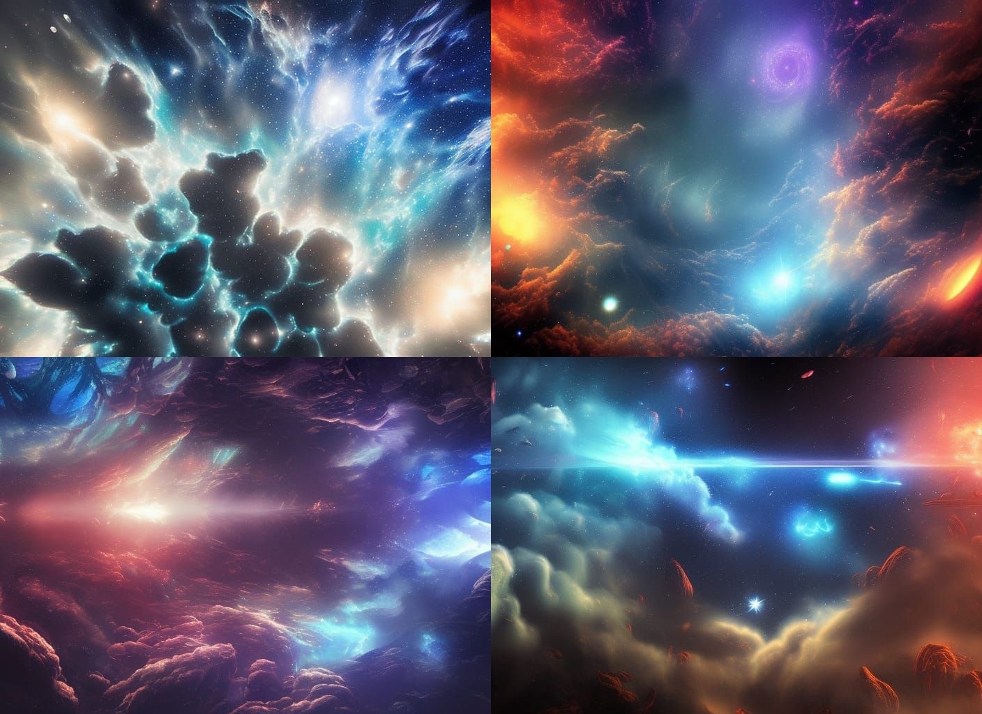 Forest in Space with Drifting Fireflies