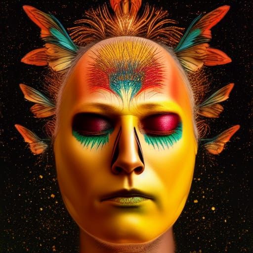 The death mask of the Emperor