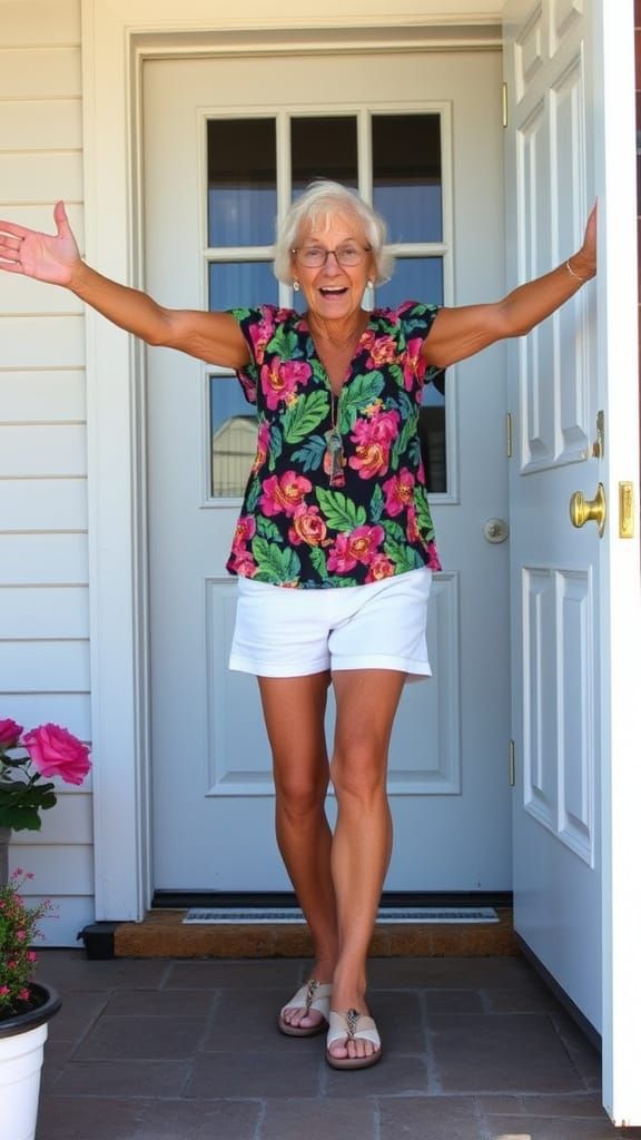 Granny's Amazing Transformation: Ready for Summer Fun