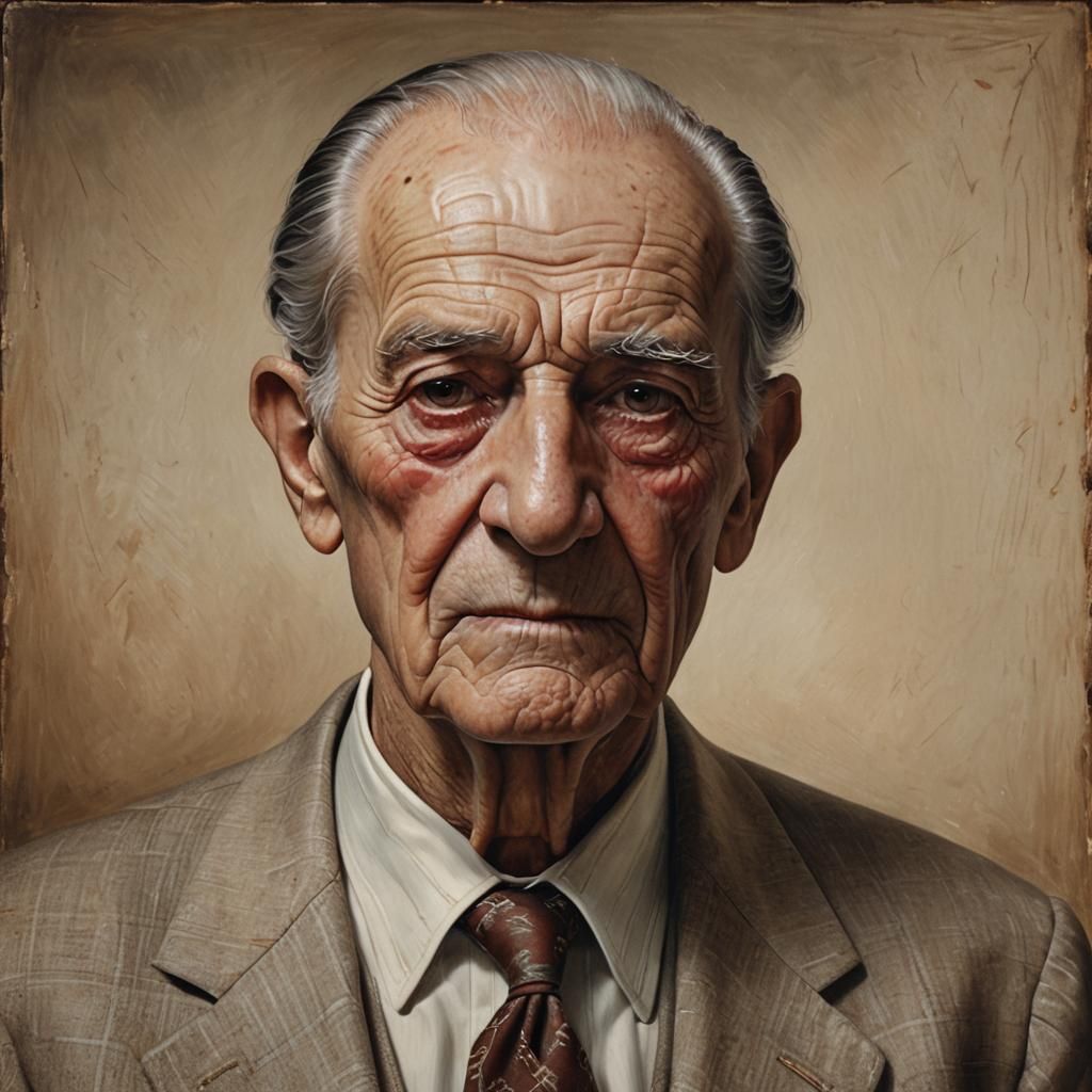 Elegant Portrait of a Chilean Man in Old Master Style