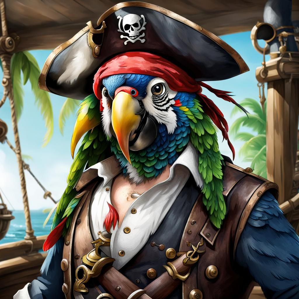 Parrot as a Pirate