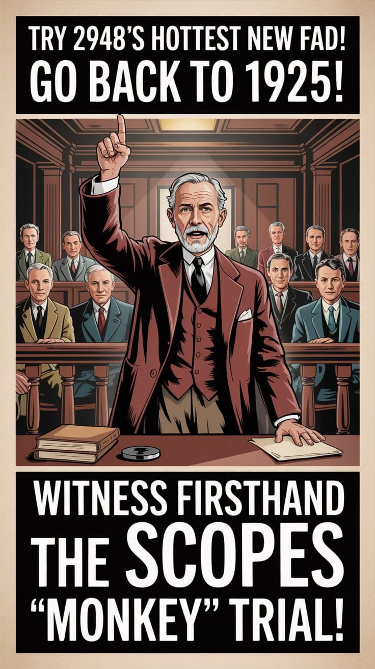 Future Time Traveller’s Advertising Poster.