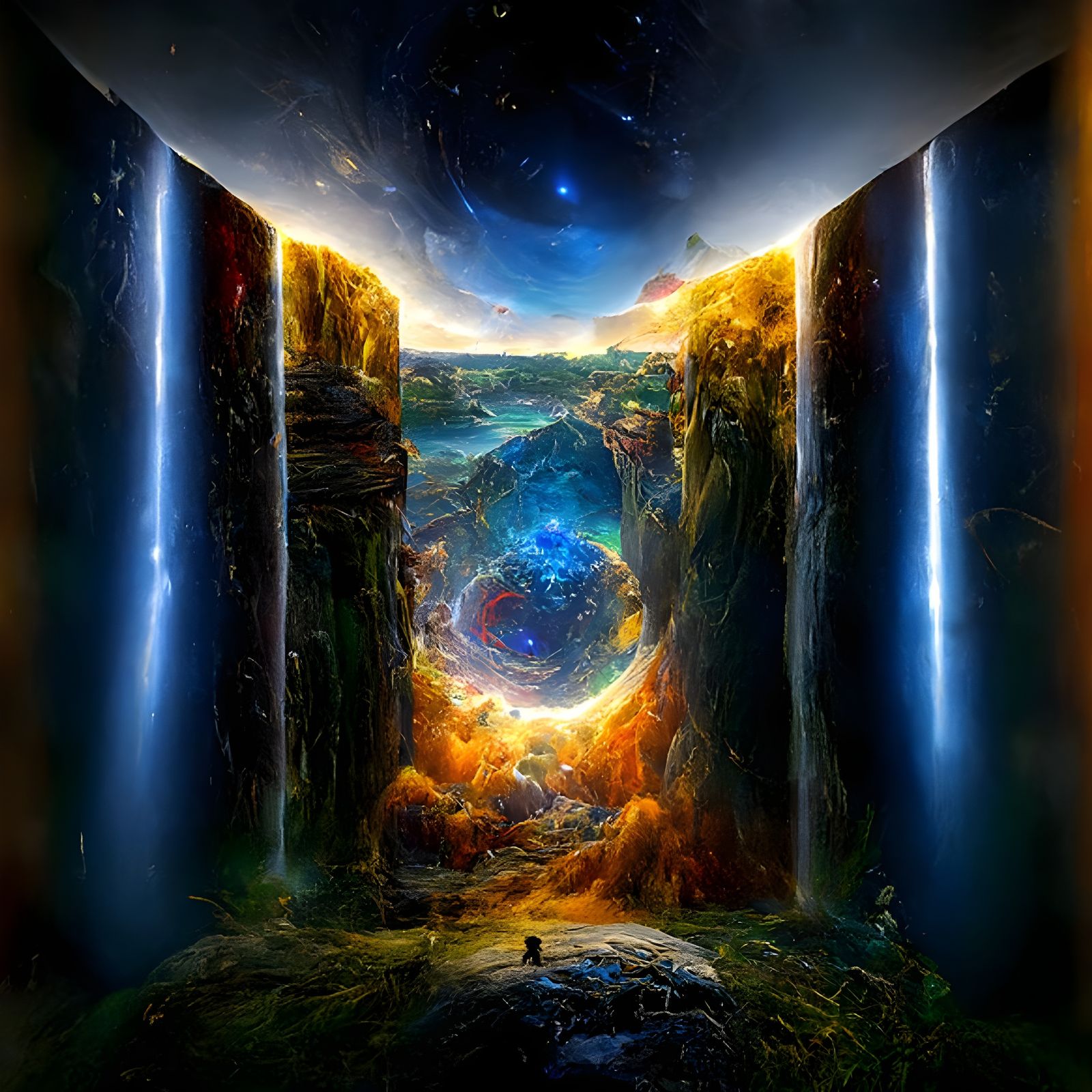 Majestic Portal to Another Universe in Landscape Photo
