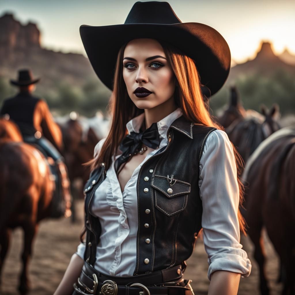 Gothic cowgirl