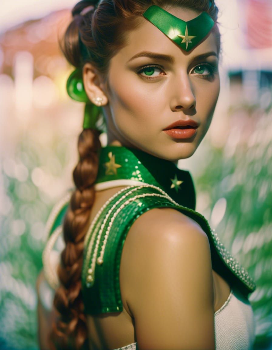 Sailor Jupiter Portrait in Lomography Style