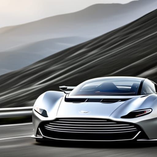 Futuristic Aston Martin Hypercar Concept Design
