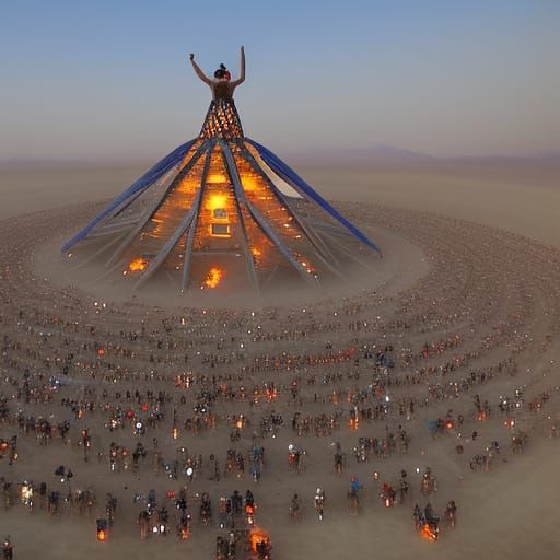 Burning Man Festival Scene