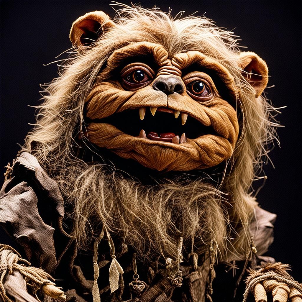 Ewok Puppet Inspired by Jim Henson's Dark Crystal