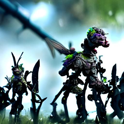 Epic Goblin Puppet Army in Fantasy Concept Art