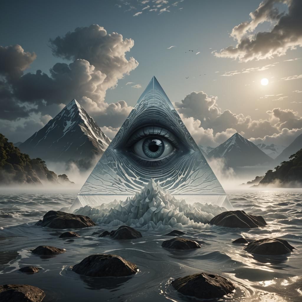 Mesmerizing Optical Illusion in Dark Fantasy 3D Render