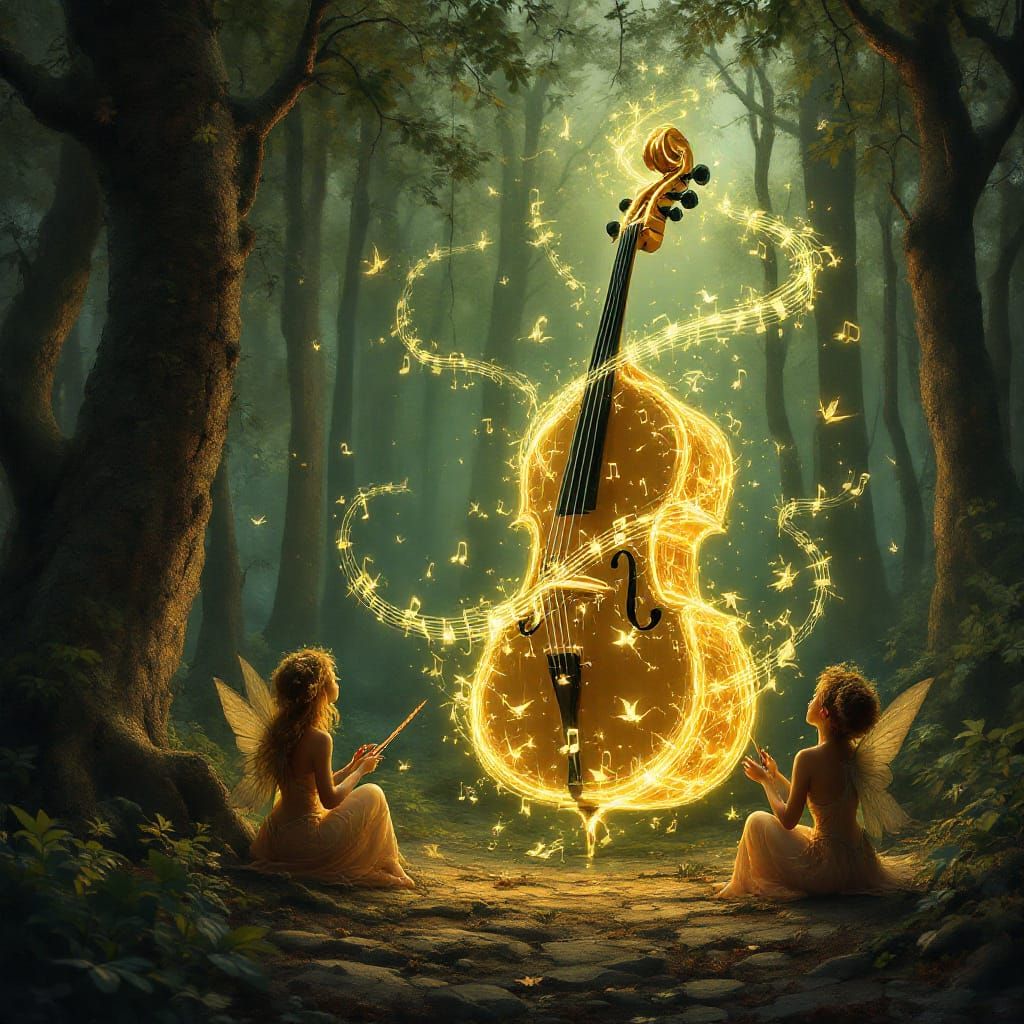 Enchanted Forest Cello Concert with Elves and Fairies