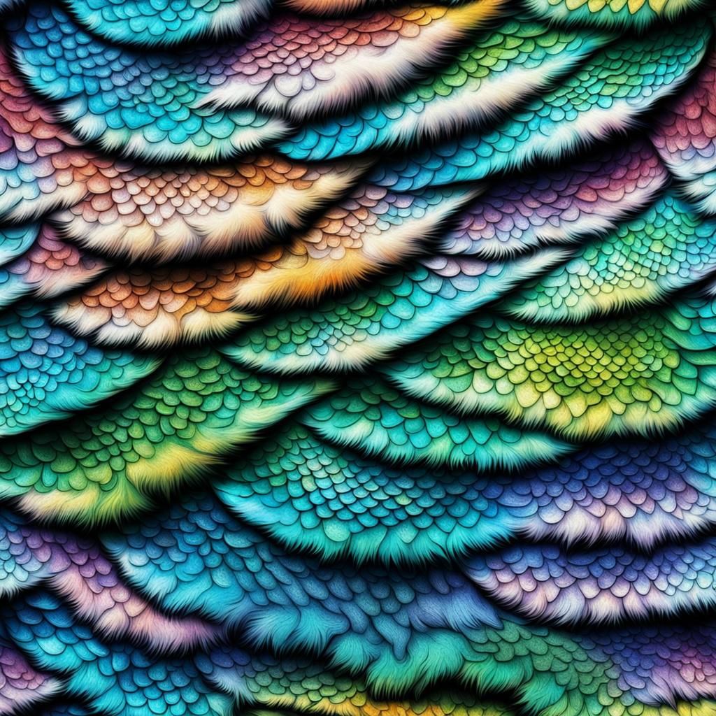 Scales and Fur: Dynamic Pastel Contrast
