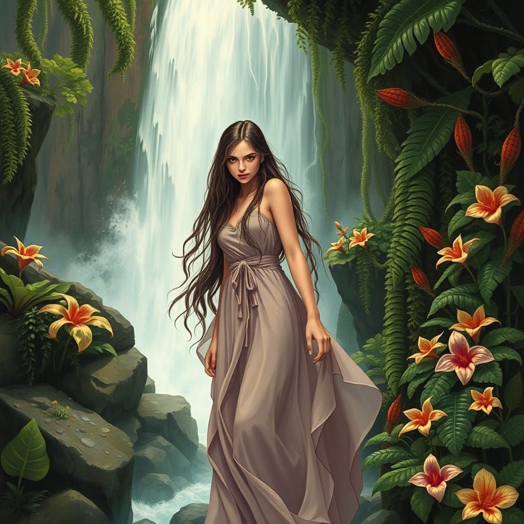 Waterfall Girl: Surrealist Biomorphism and Art Nouveau