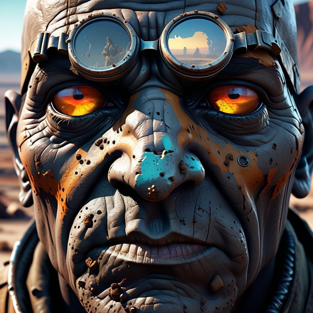 Post-Apocalyptic Mole Men in Barren Wasteland