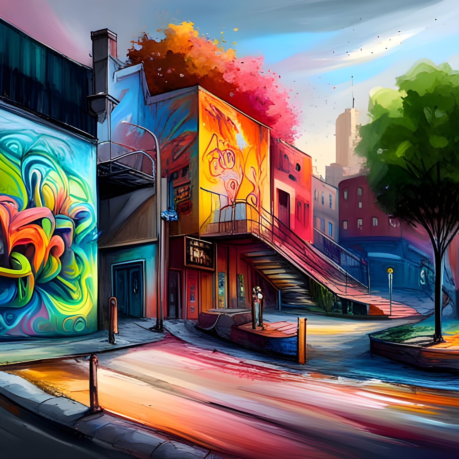 Season mix in graffiti