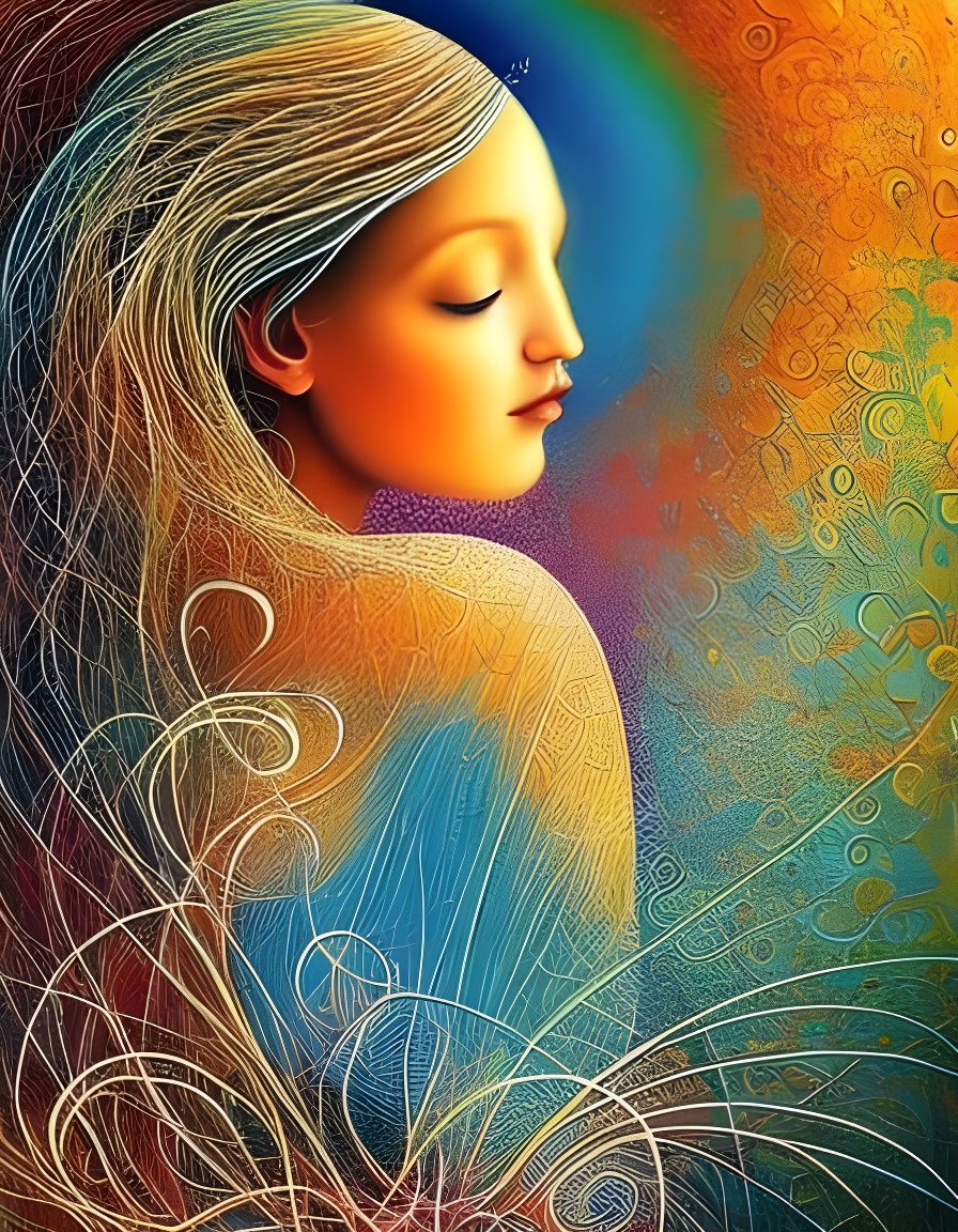 Inspirational Quotes with Elegant Colors in Art Nouveau Styl...