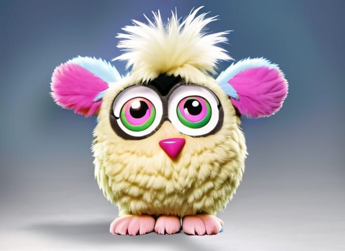 AI Generated Image of a Furby