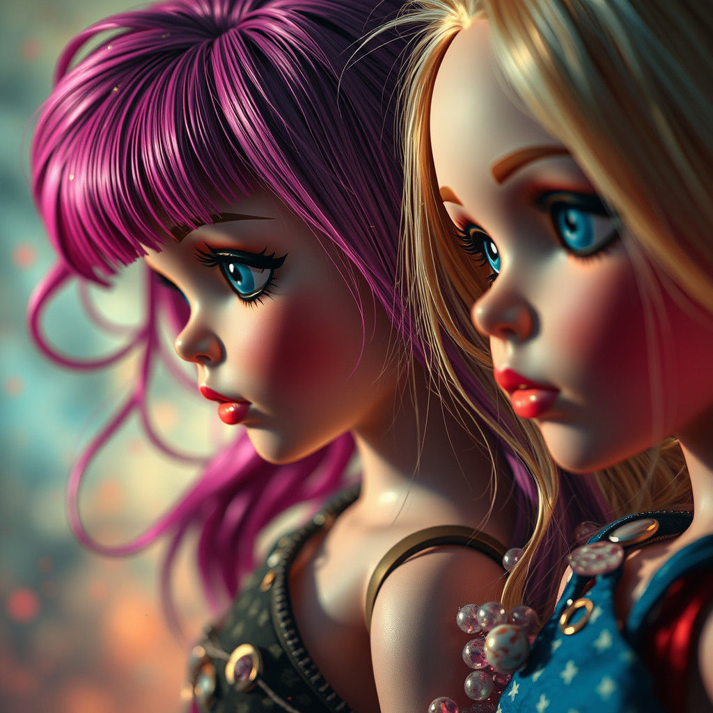 Hyperrealistic Dolls in the Future: Concept Art