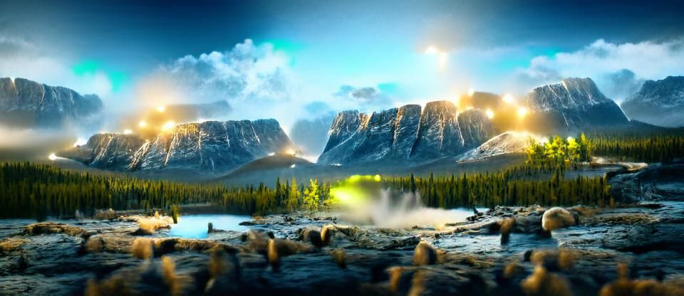 Majestic Canadian Wilderness Landscape